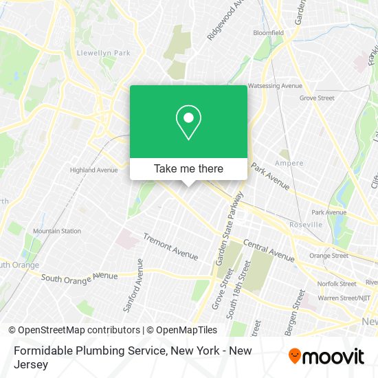 Mapa de Formidable Plumbing Service