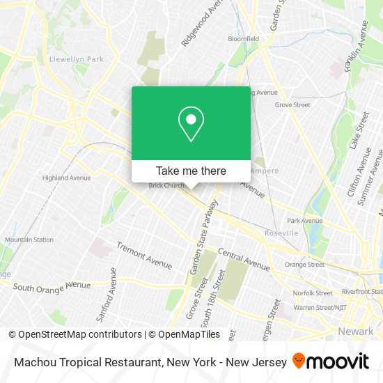 Mapa de Machou Tropical Restaurant