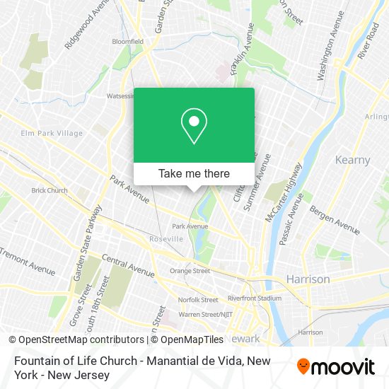 Fountain of Life Church - Manantial de Vida map