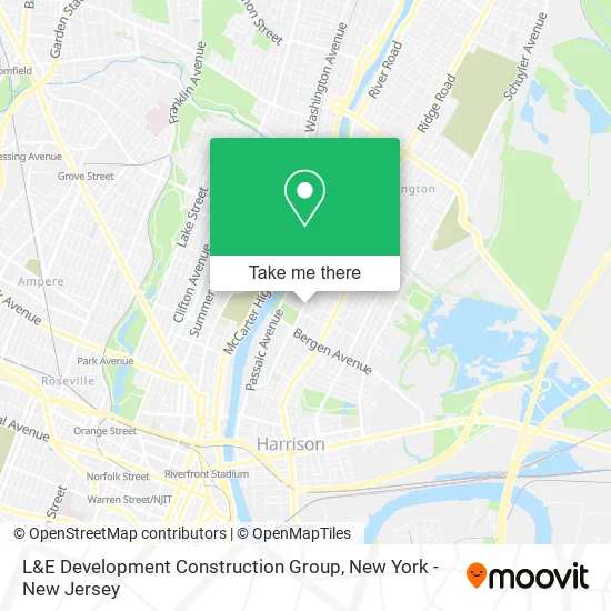 L&E Development Construction Group map