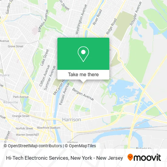 Hi-Tech Electronic Services map