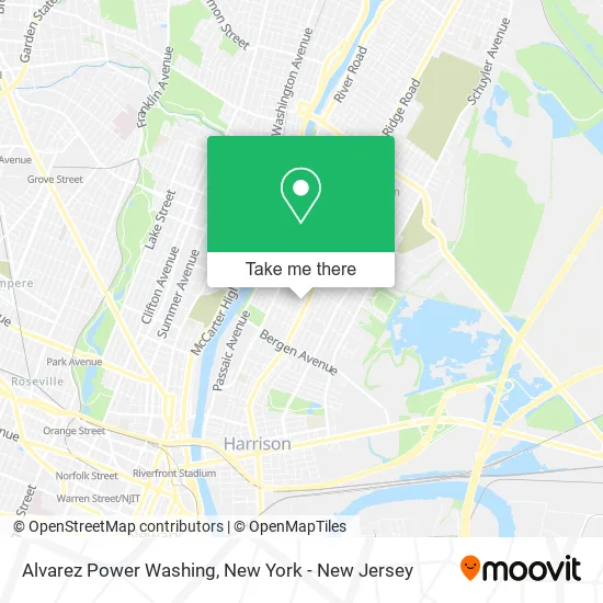 Alvarez Power Washing map