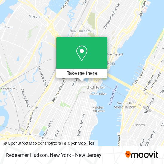 Mapa de Redeemer Hudson