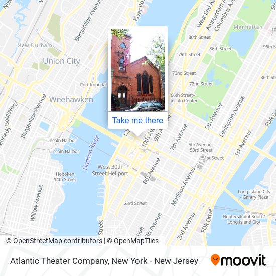 Mapa de Atlantic Theater Company