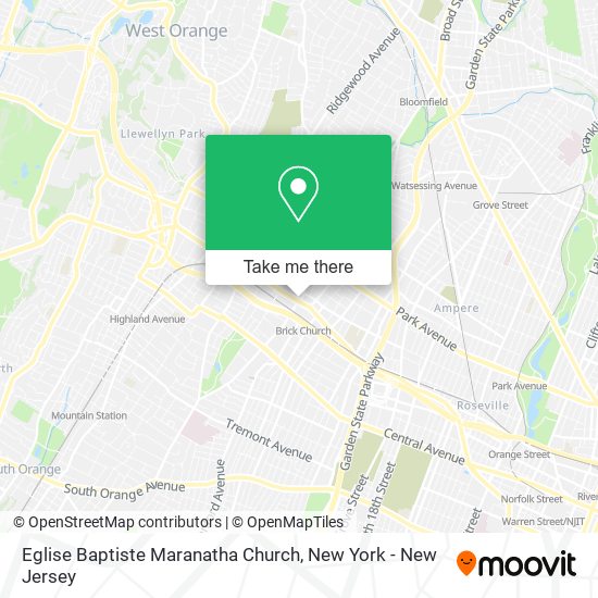 Eglise Baptiste Maranatha Church map