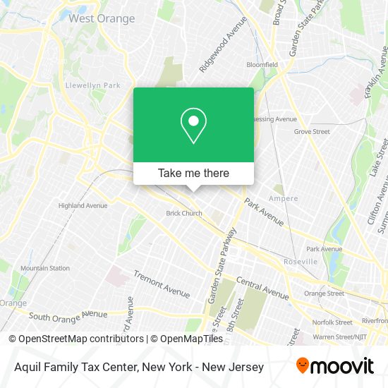 Aquil Family Tax Center map