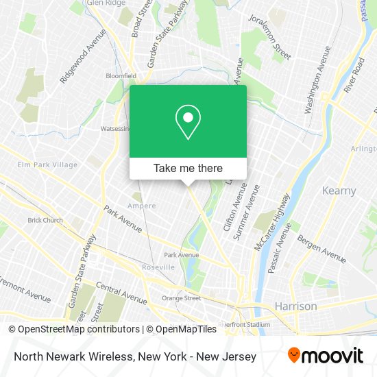 Mapa de North Newark Wireless