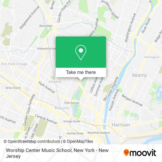 Mapa de Worship Center Music School