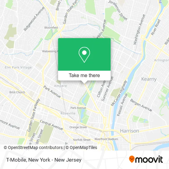 T-Mobile map