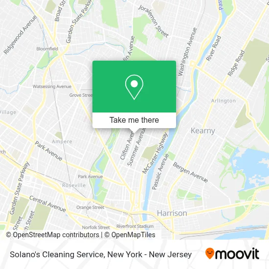 Solano's Cleaning Service map