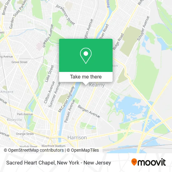 Sacred Heart Chapel map