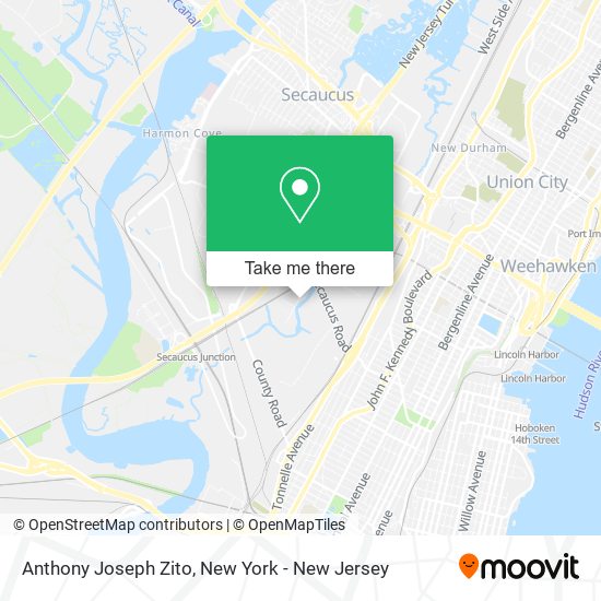 Anthony Joseph Zito map