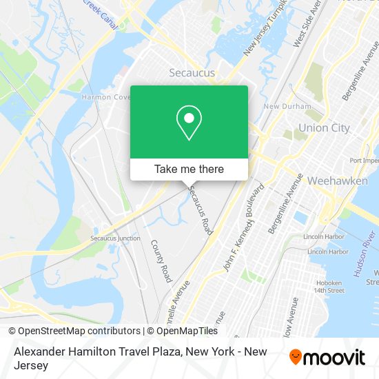 Mapa de Alexander Hamilton Travel Plaza