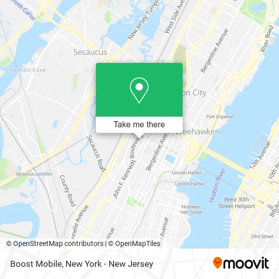 Boost Mobile map