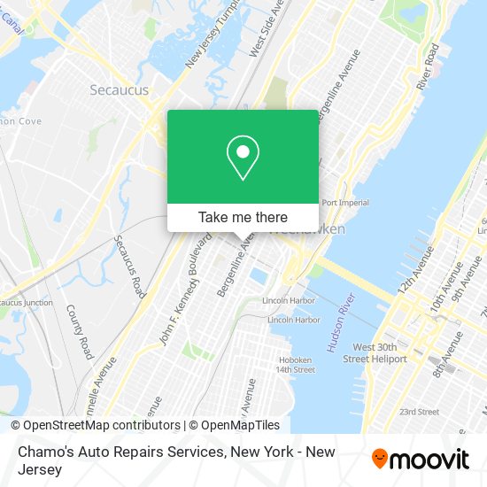 Chamo's Auto Repairs Services map