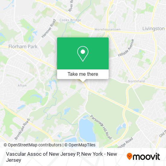 Vascular Assoc of New Jersey P map