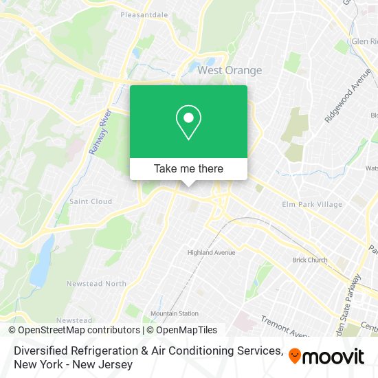 Diversified Refrigeration & Air Conditioning Services map