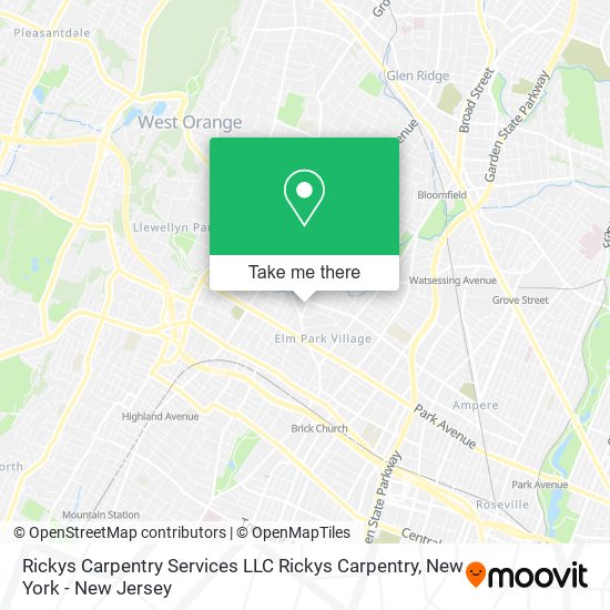 Mapa de Rickys Carpentry Services LLC Rickys Carpentry