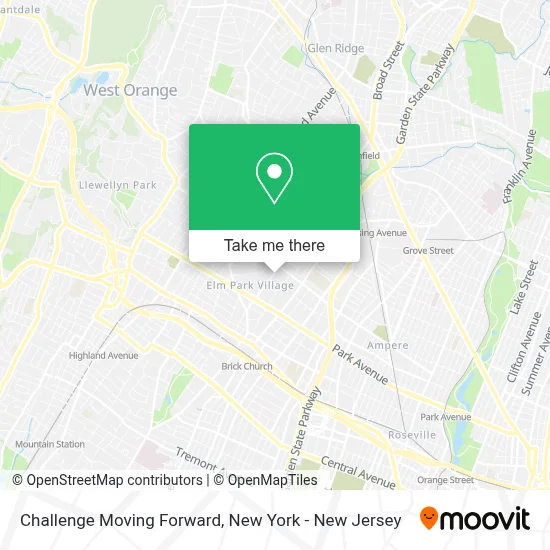 Challenge Moving Forward map