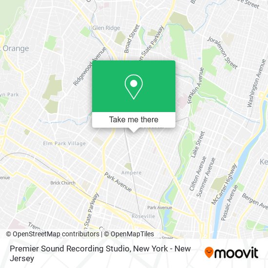 Mapa de Premier Sound Recording Studio
