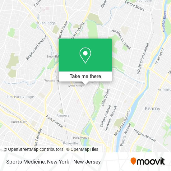 Mapa de Sports Medicine