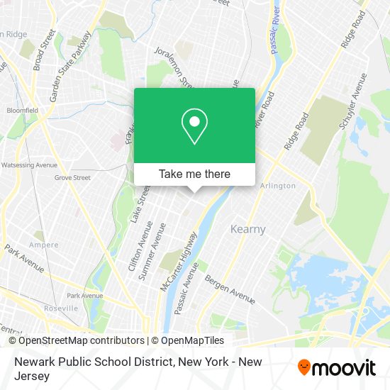 Mapa de Newark Public School District