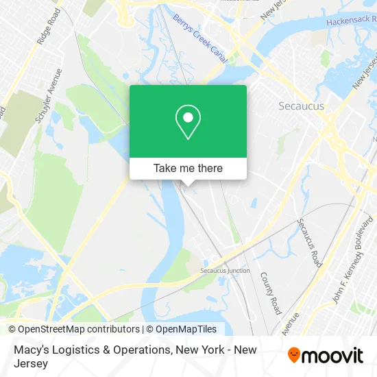 Macy's Logistics & Operations map