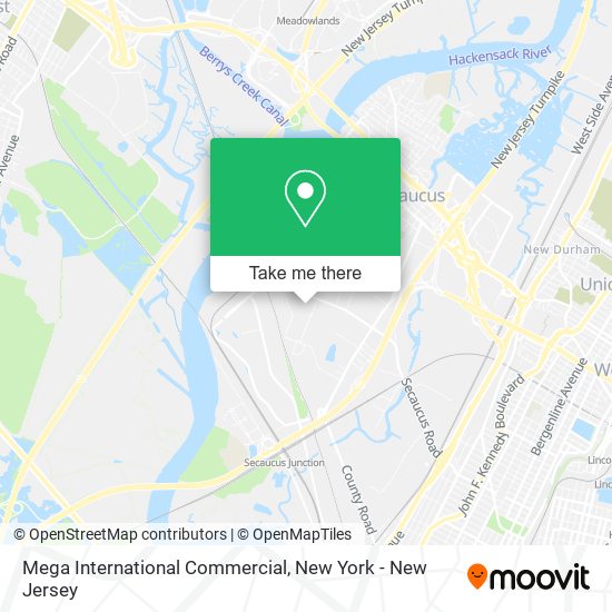 Mega International Commercial map