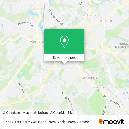 Back To Basic Wellness map