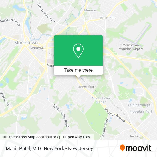 Mahir Patel, M.D. map