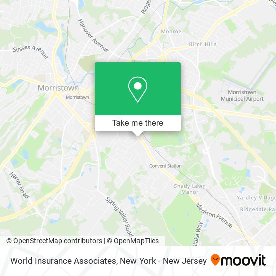 World Insurance Associates map