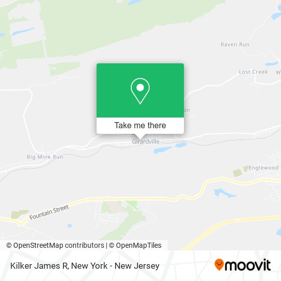 Mapa de Kilker James R