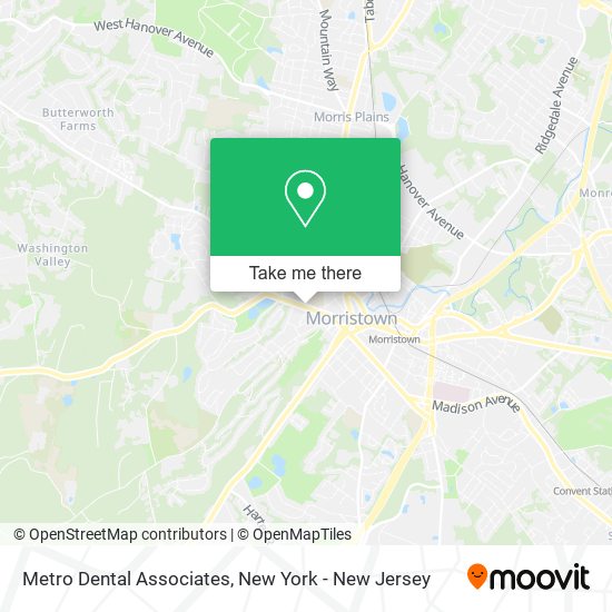 Metro Dental Associates map