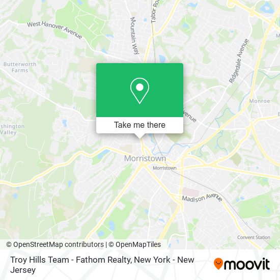 Mapa de Troy Hills Team - Fathom Realty