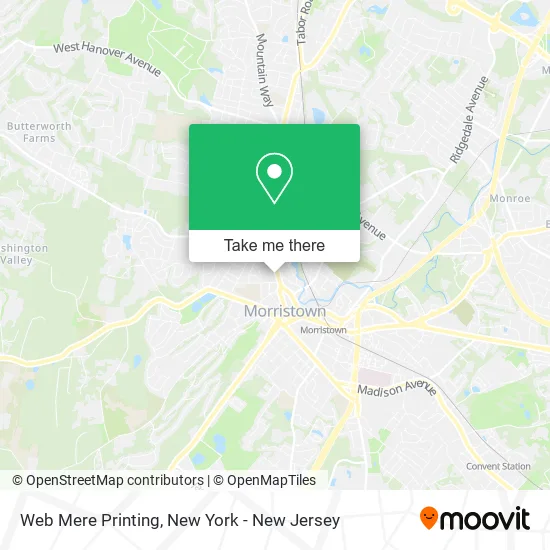 Web Mere Printing map