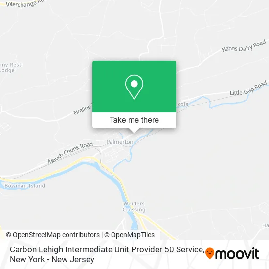 Carbon Lehigh Intermediate Unit Provider 50 Service map