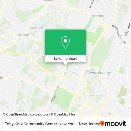 Toby Katz Community Center map