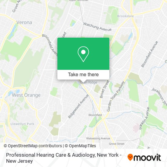 Mapa de Professional Hearing Care & Audiology