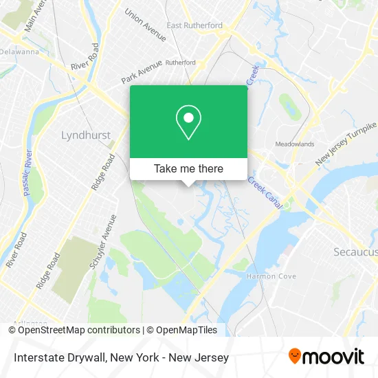 Interstate Drywall map