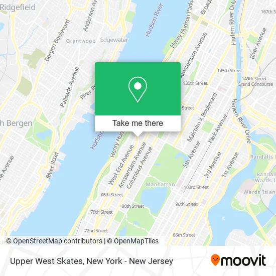 Upper West Skates map