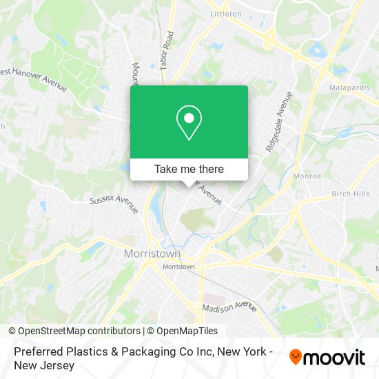 Preferred Plastics & Packaging Co Inc map