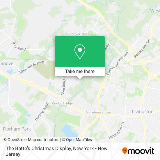 Mapa de The Batte's Christmas Display