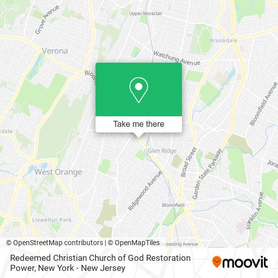 Mapa de Redeemed Christian Church of God Restoration Power