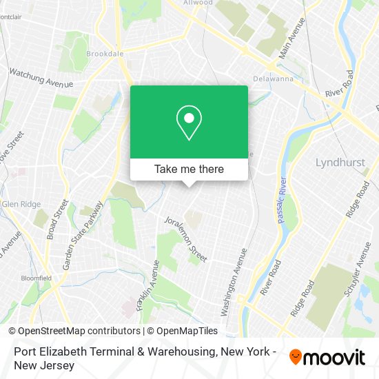 Port Elizabeth Terminal & Warehousing map