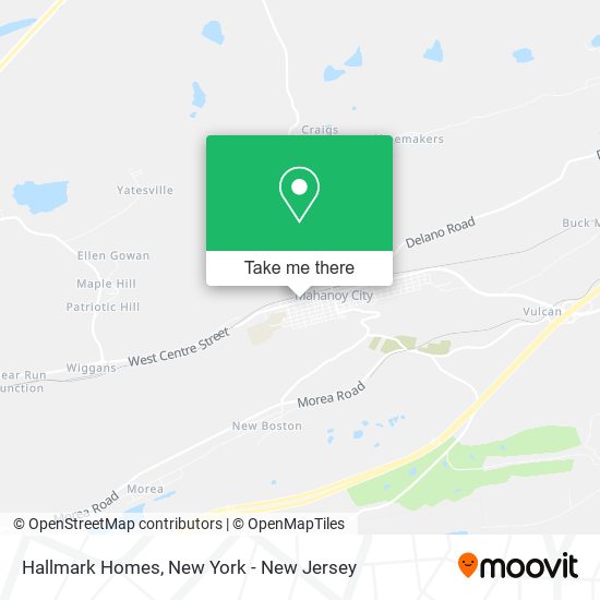 Mapa de Hallmark Homes