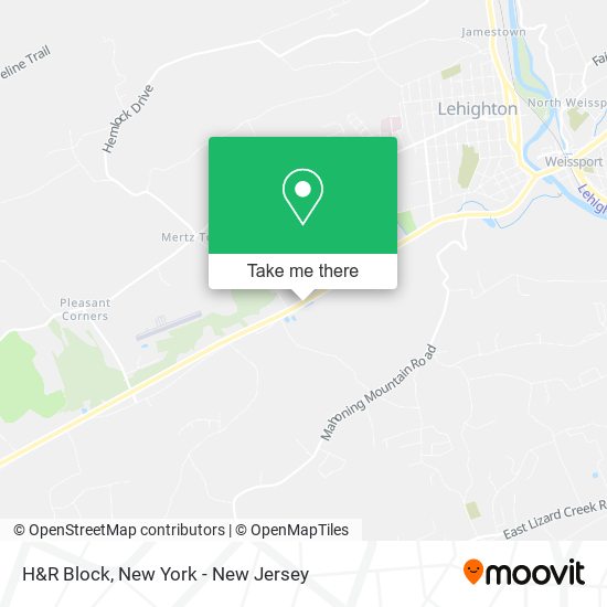 H&R Block map