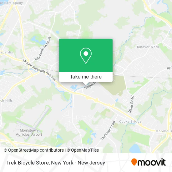 Trek Bicycle Store map