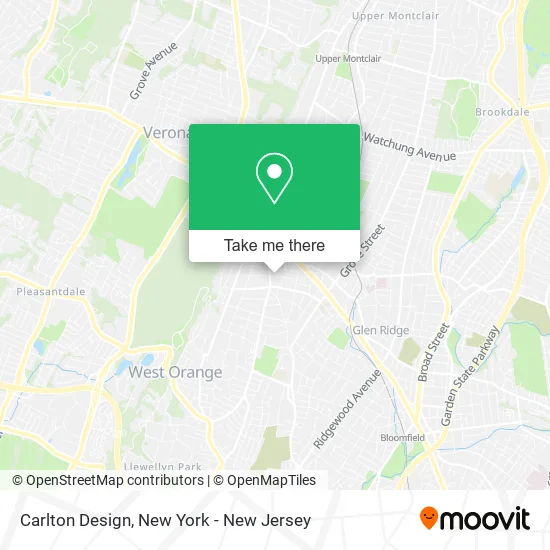 Carlton Design map