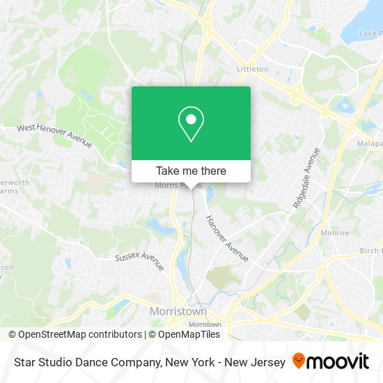 Star Studio Dance Company map