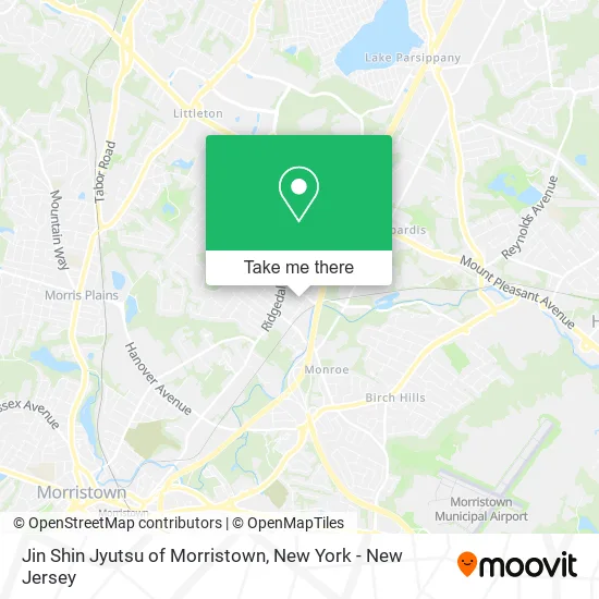 Jin Shin Jyutsu of Morristown map